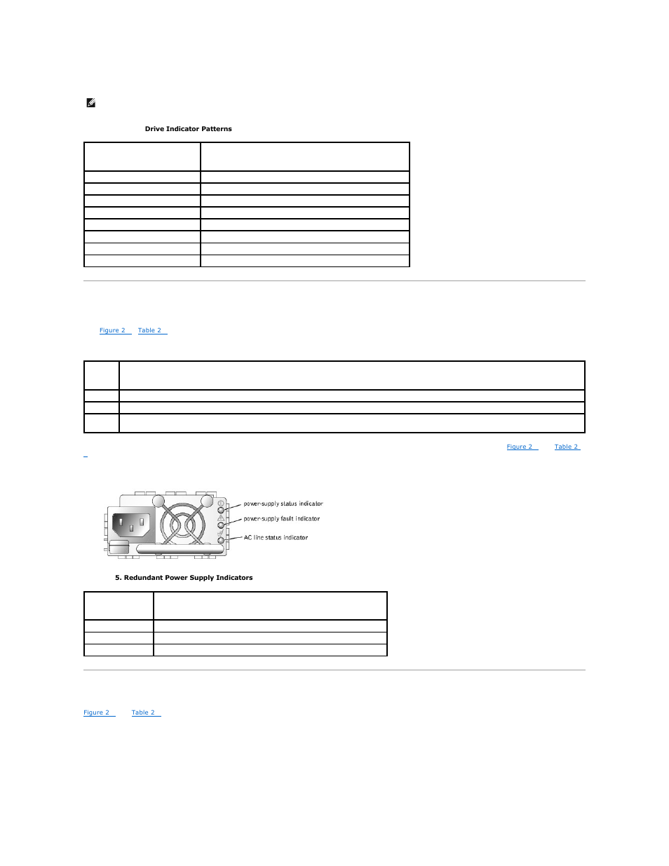 Power indicator codes, Nic indicator codes, Table 2 | Dell PowerEdge 1850 User Manual | Page 15 / 73