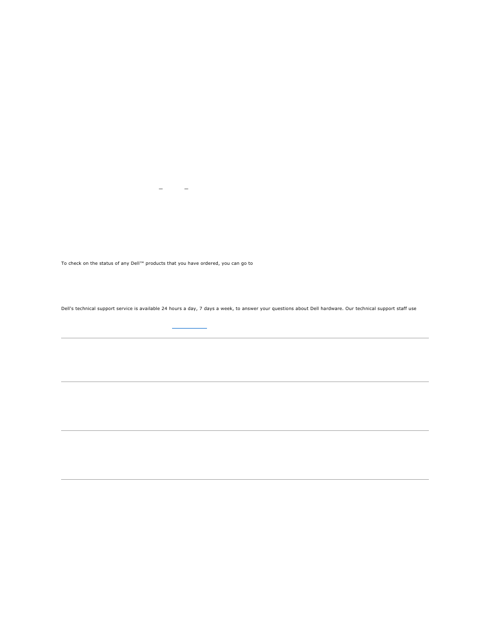 Dell enterprise training and certification, Problems with your order, Product information | Returning items for warranty repair or credit, Technical support service, Autotech service, Automated order-status service | Dell PowerEdge 1850 User Manual | Page 63 / 73