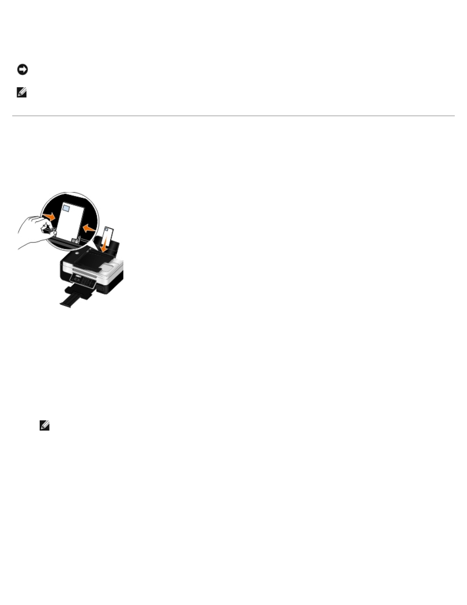 Printing envelopes | Dell V505 All In One Inkjet Printer User Manual | Page 71 / 173