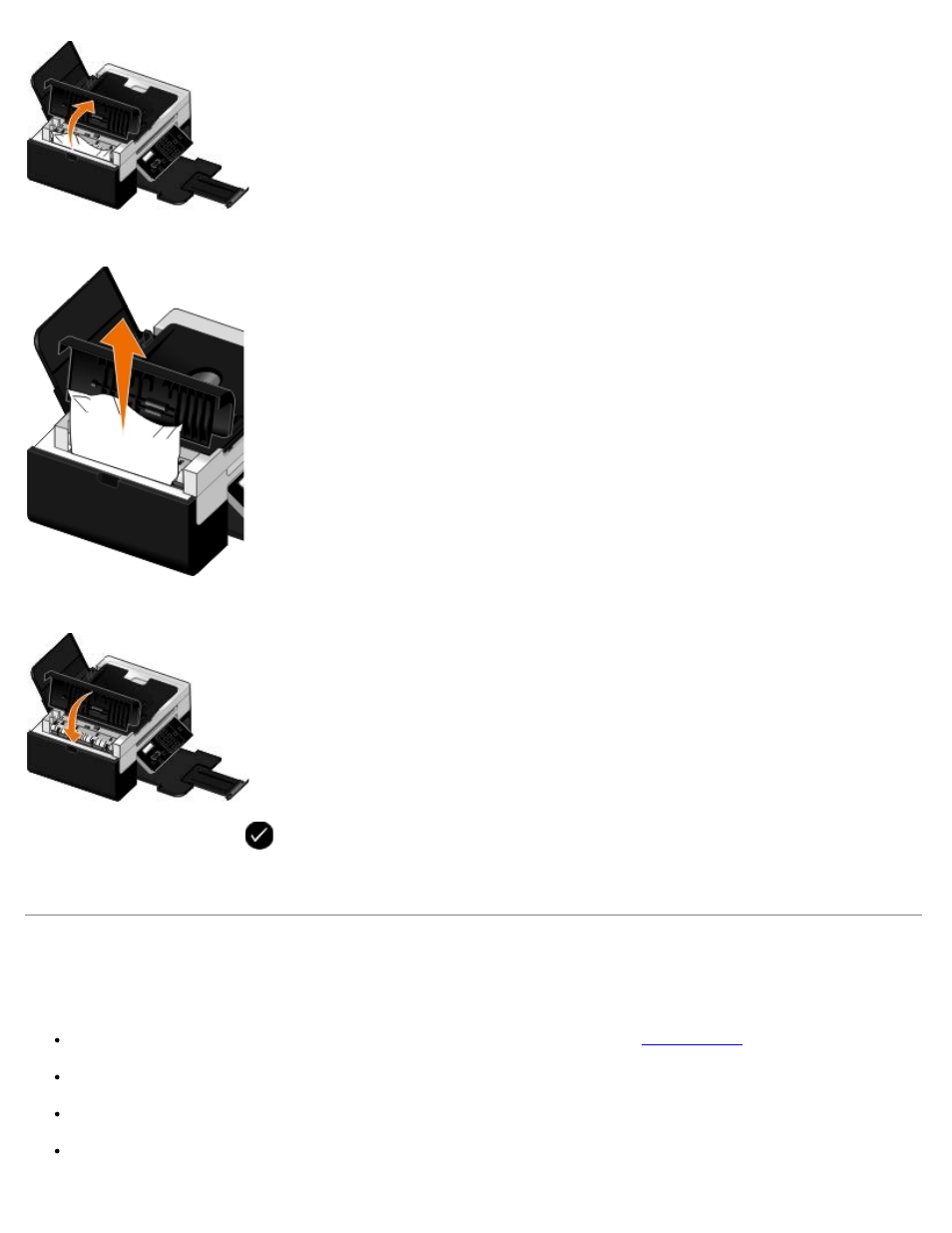 Avoiding jams and misfeeds | Dell V505 All In One Inkjet Printer User Manual | Page 99 / 173