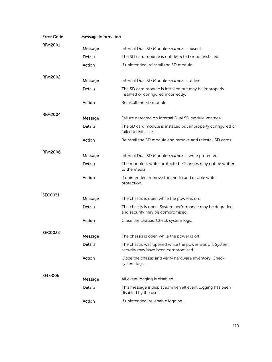 Dell PowerVault DR6000 User Manual | Page 119 / 124