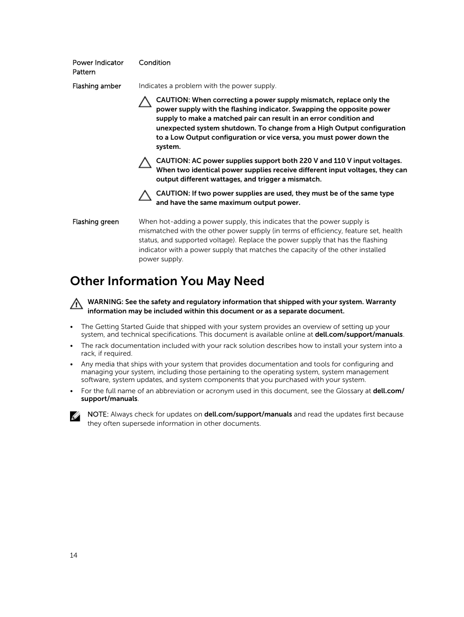 Other information you may need | Dell PowerVault DR6000 User Manual | Page 14 / 124