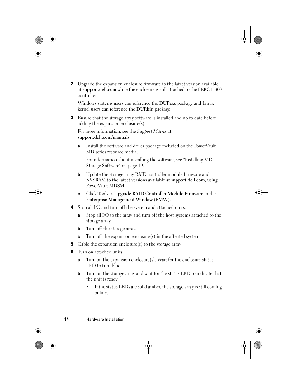 Dell POWERVAULT MD3620F User Manual | Page 14 / 38