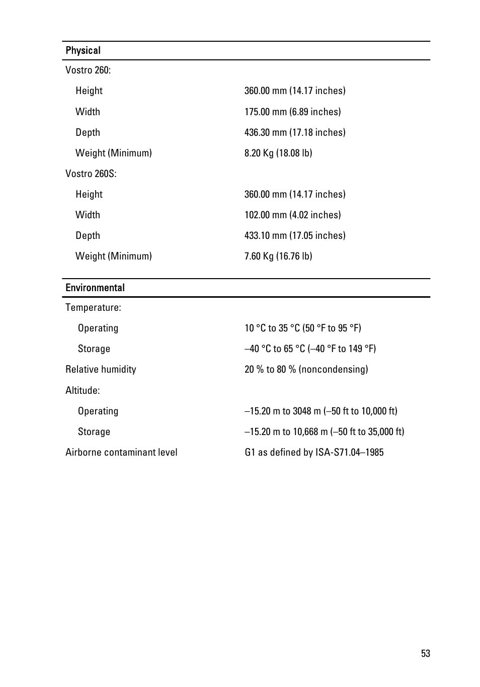 Dell Vostro 260 (Mid 2011) User Manual | Page 53 / 71