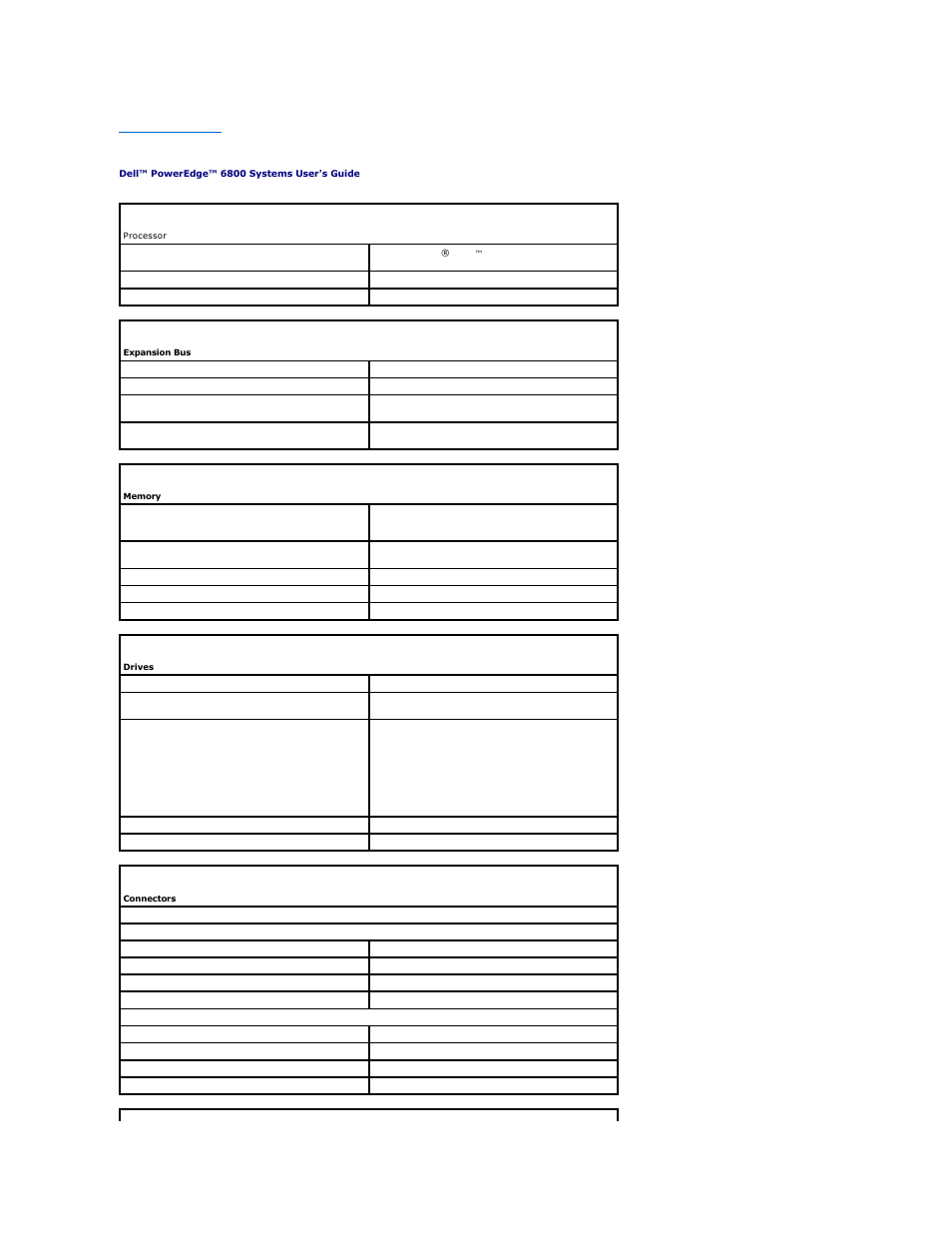 Technical specifications | Dell ? PowerEdge 6800 User Manual | Page 2 / 31