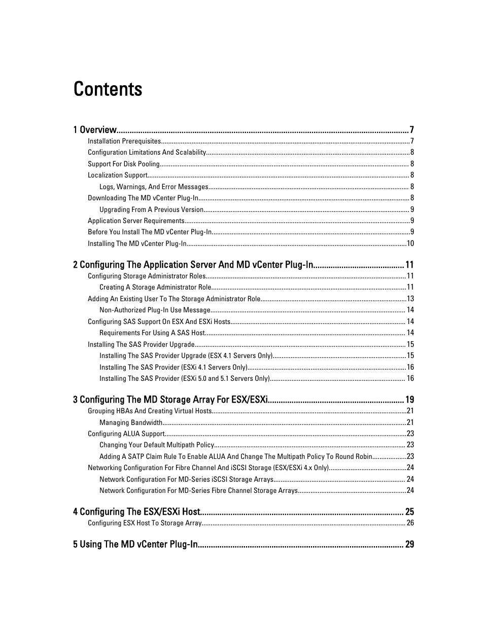 Dell POWERVAULT MD3620I User Manual | Page 3 / 75