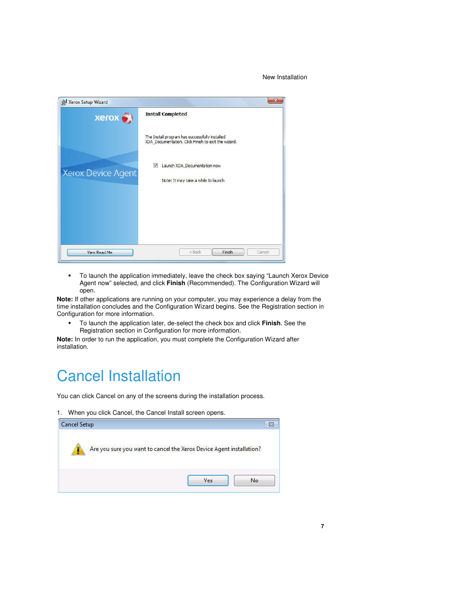 Cancel installation | Dell Toner  Monitoring Services User Manual | Page 11 / 92