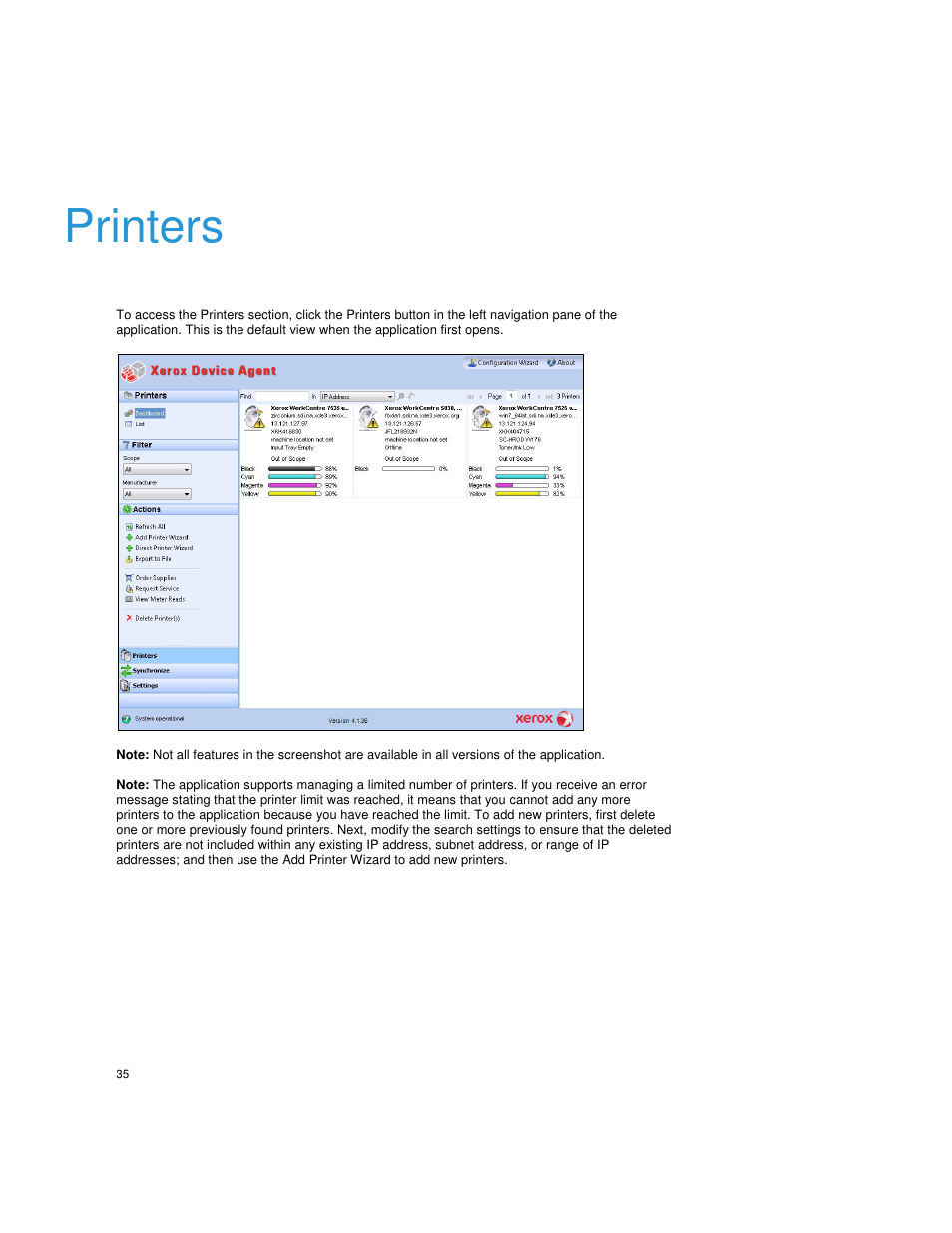 Printers | Dell Toner  Monitoring Services User Manual | Page 39 / 92