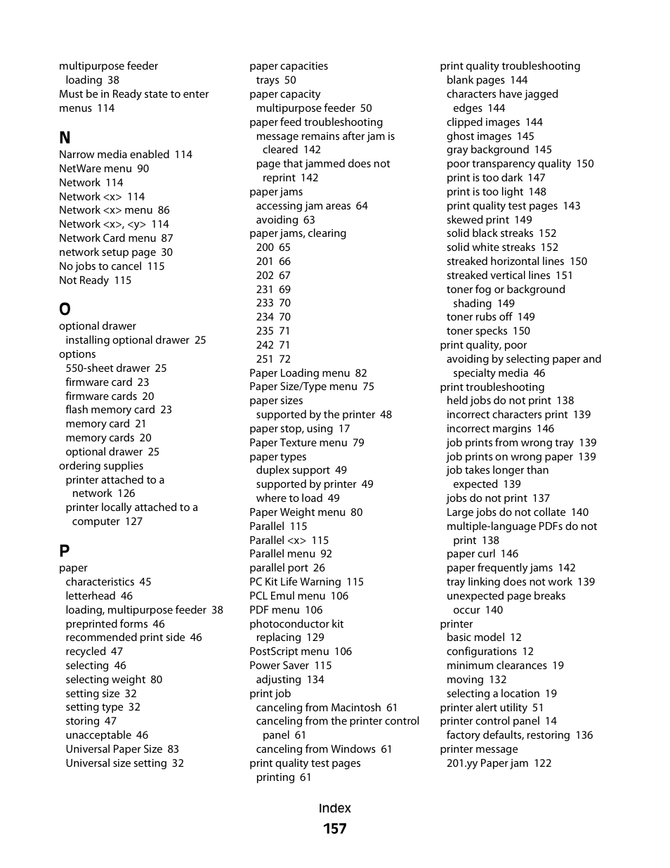 Dell 3330dn Mono Laser Printer User Manual | Page 157 / 160