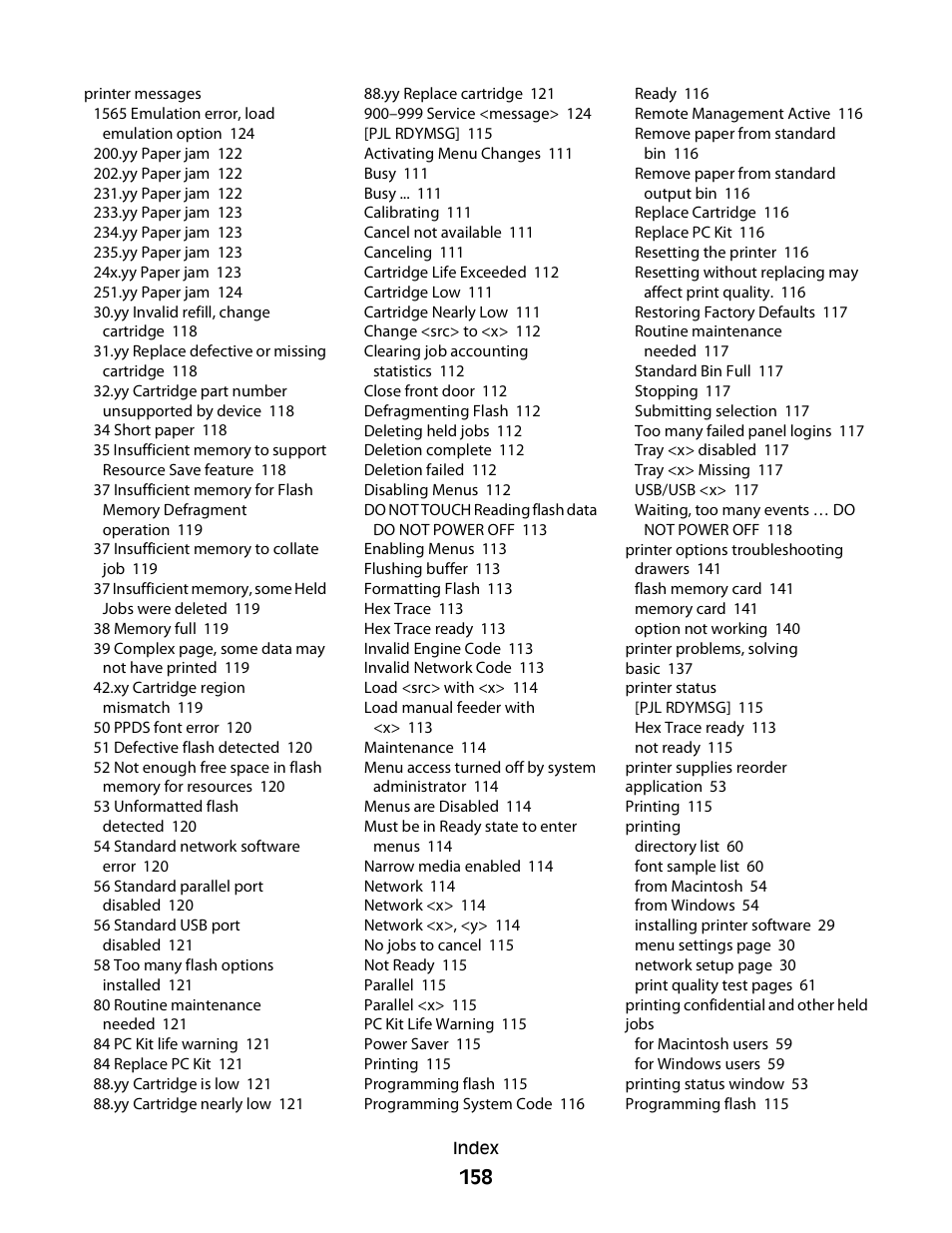 Dell 3330dn Mono Laser Printer User Manual | Page 158 / 160