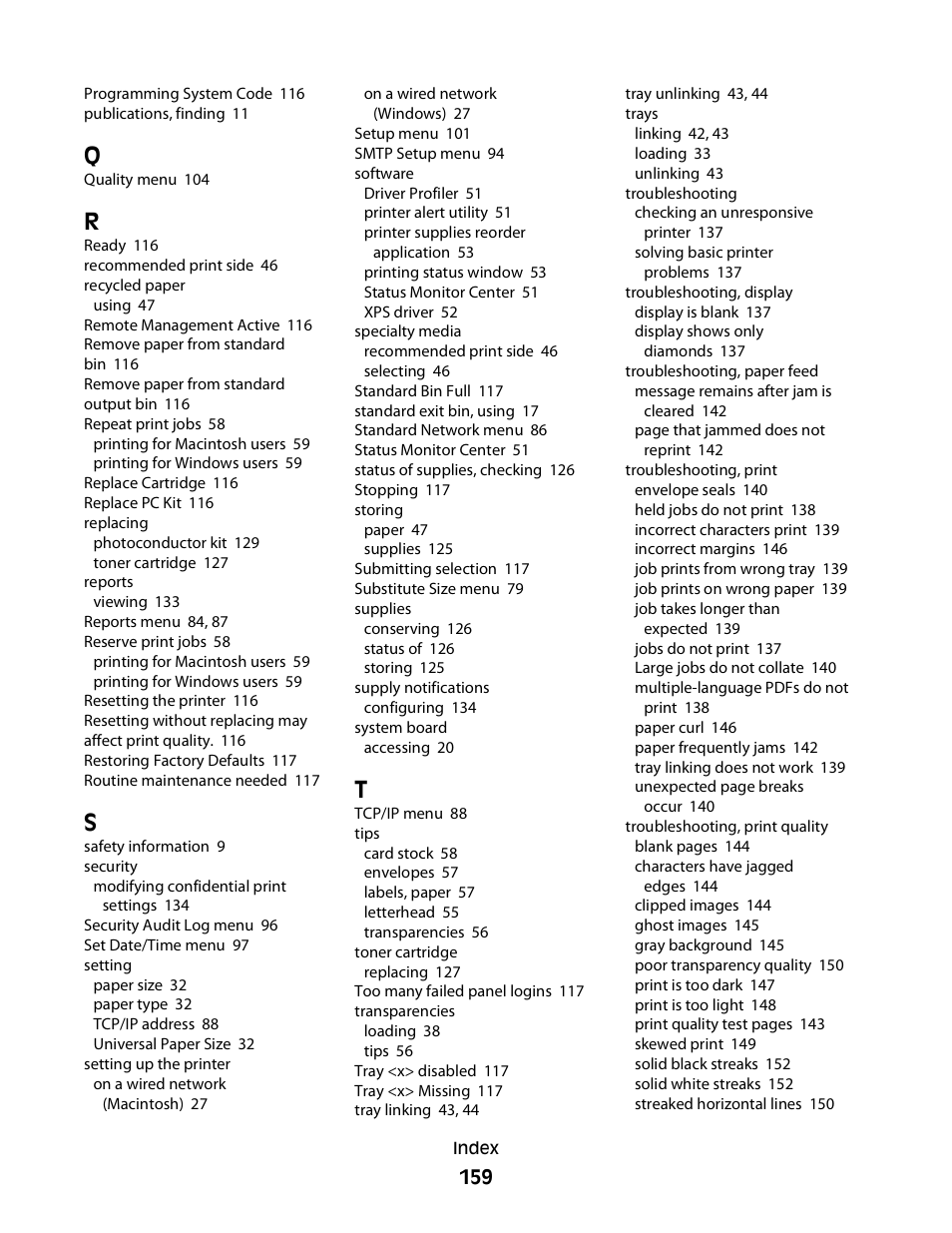 Dell 3330dn Mono Laser Printer User Manual | Page 159 / 160