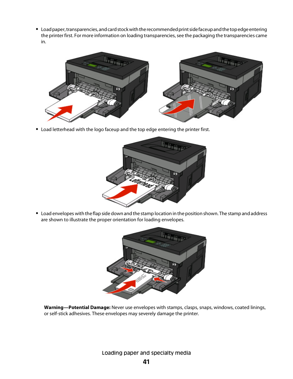 Dell 3330dn Mono Laser Printer User Manual | Page 41 / 160