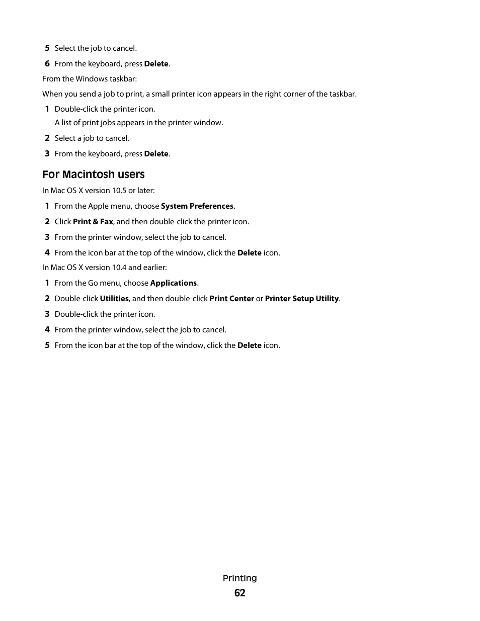 Dell 3330dn Mono Laser Printer User Manual | Page 62 / 160