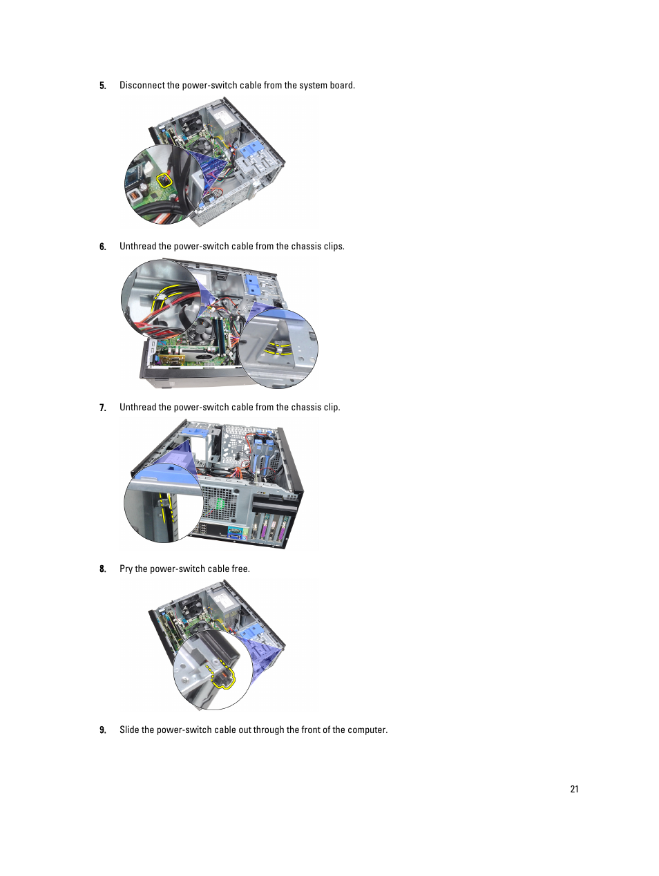 Dell OptiPlex 3010 (Mid 2012) User Manual | Page 21 / 61