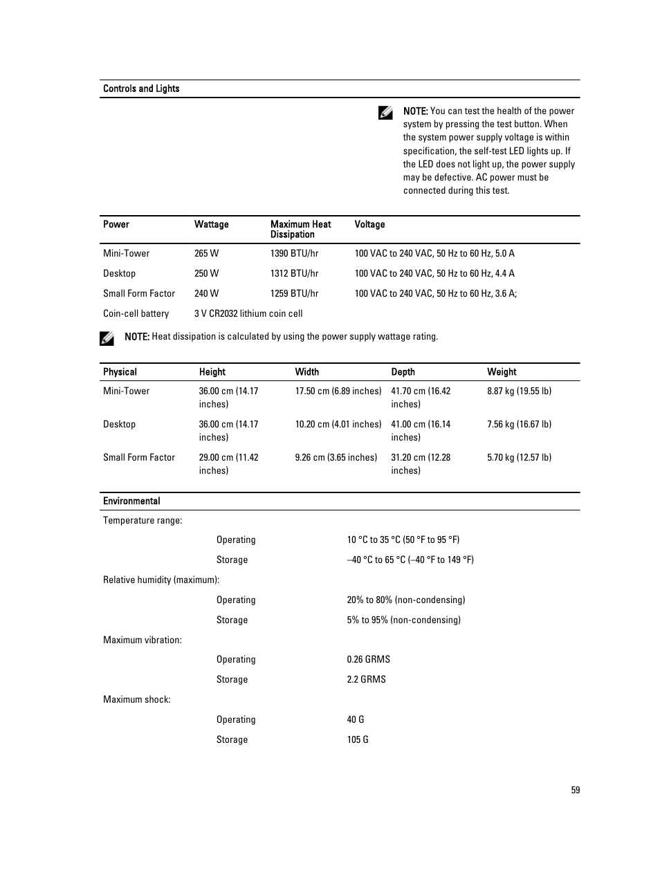 Dell OptiPlex 3010 (Mid 2012) User Manual | Page 59 / 61