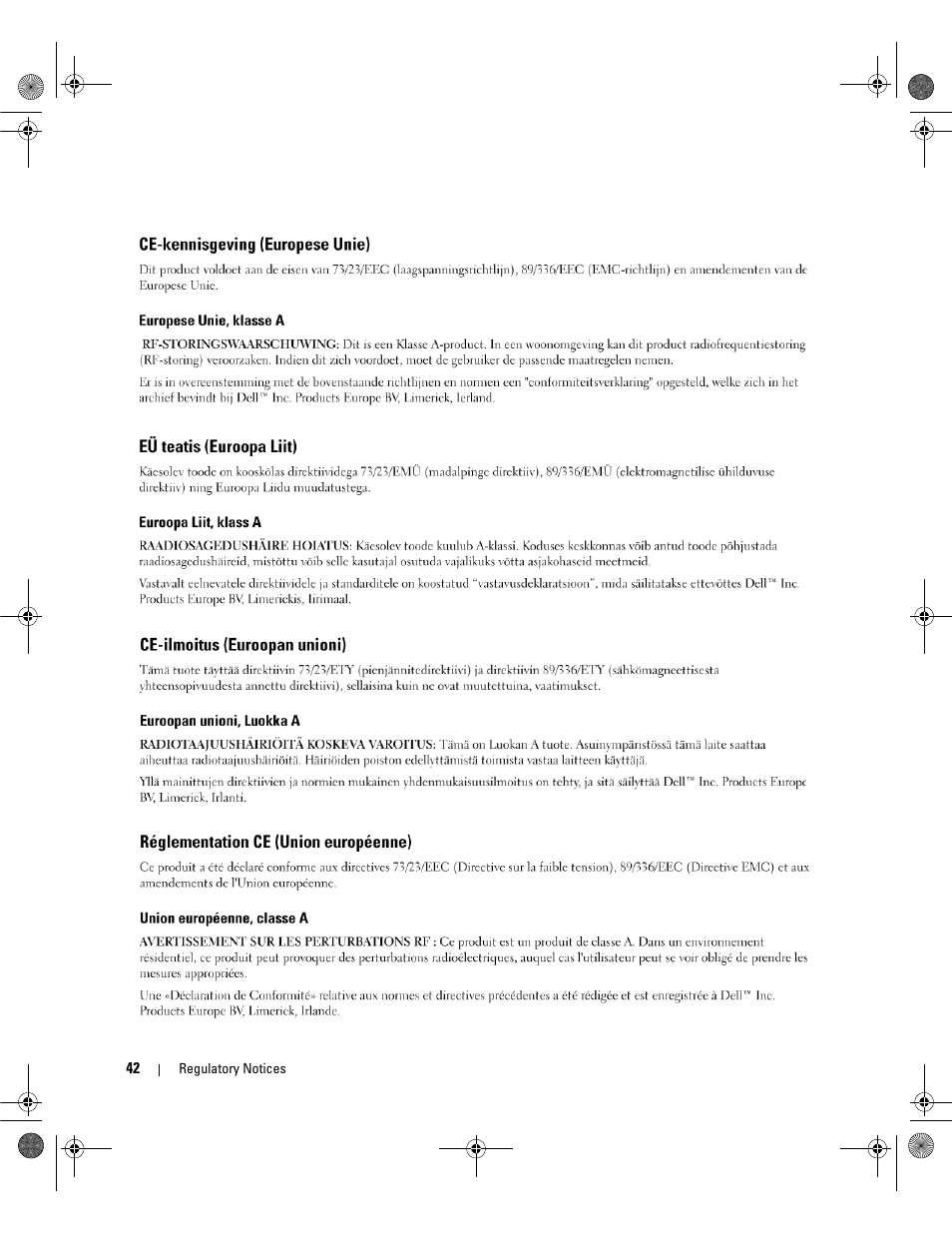 Dell Serial Attached SCSI Host Bus Adapter 5i Integrated and 5E Adapter User Manual | Page 44 / 58