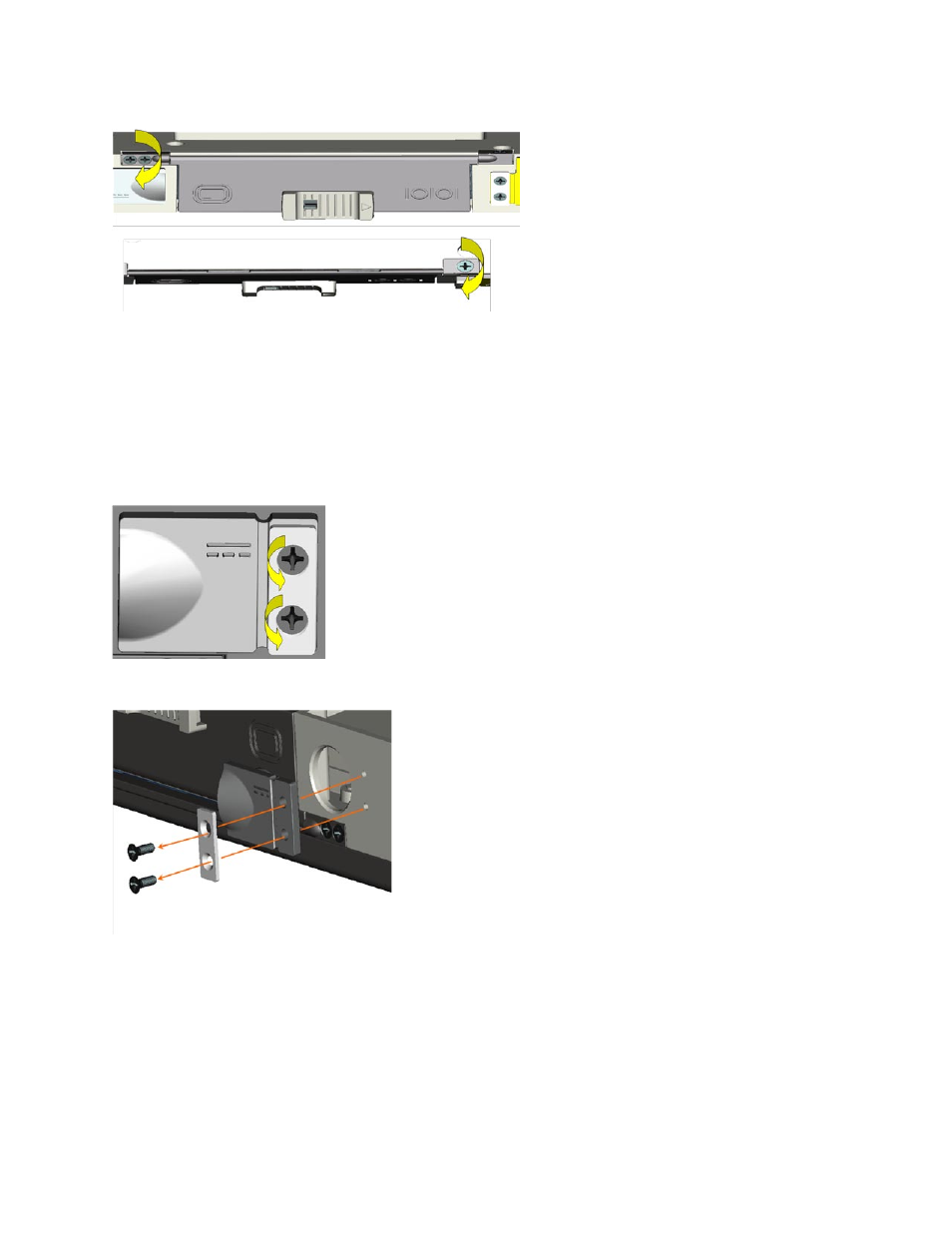 Ower, 4 power door, 1 removing the power door | 2 installing the power door | Dell Latitude D630 XFR (Early 2008) User Manual | Page 28 / 106