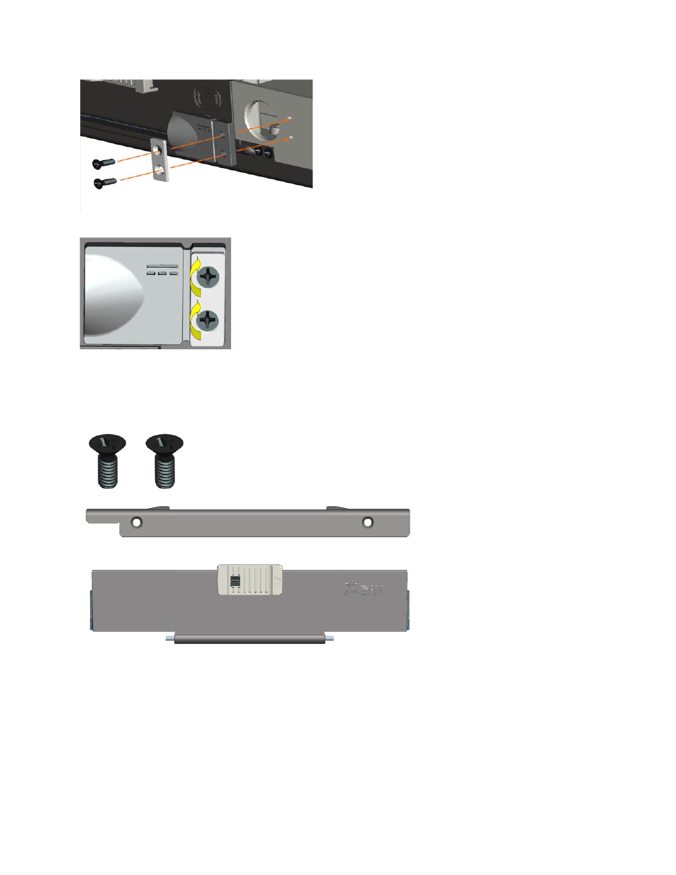 5 xbay door, 1 removing the xbay door | Dell Latitude D630 XFR (Early 2008) User Manual | Page 29 / 106