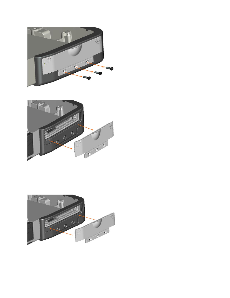 2 installing the pc card slot door | Dell Latitude D630 XFR (Early 2008) User Manual | Page 36 / 106