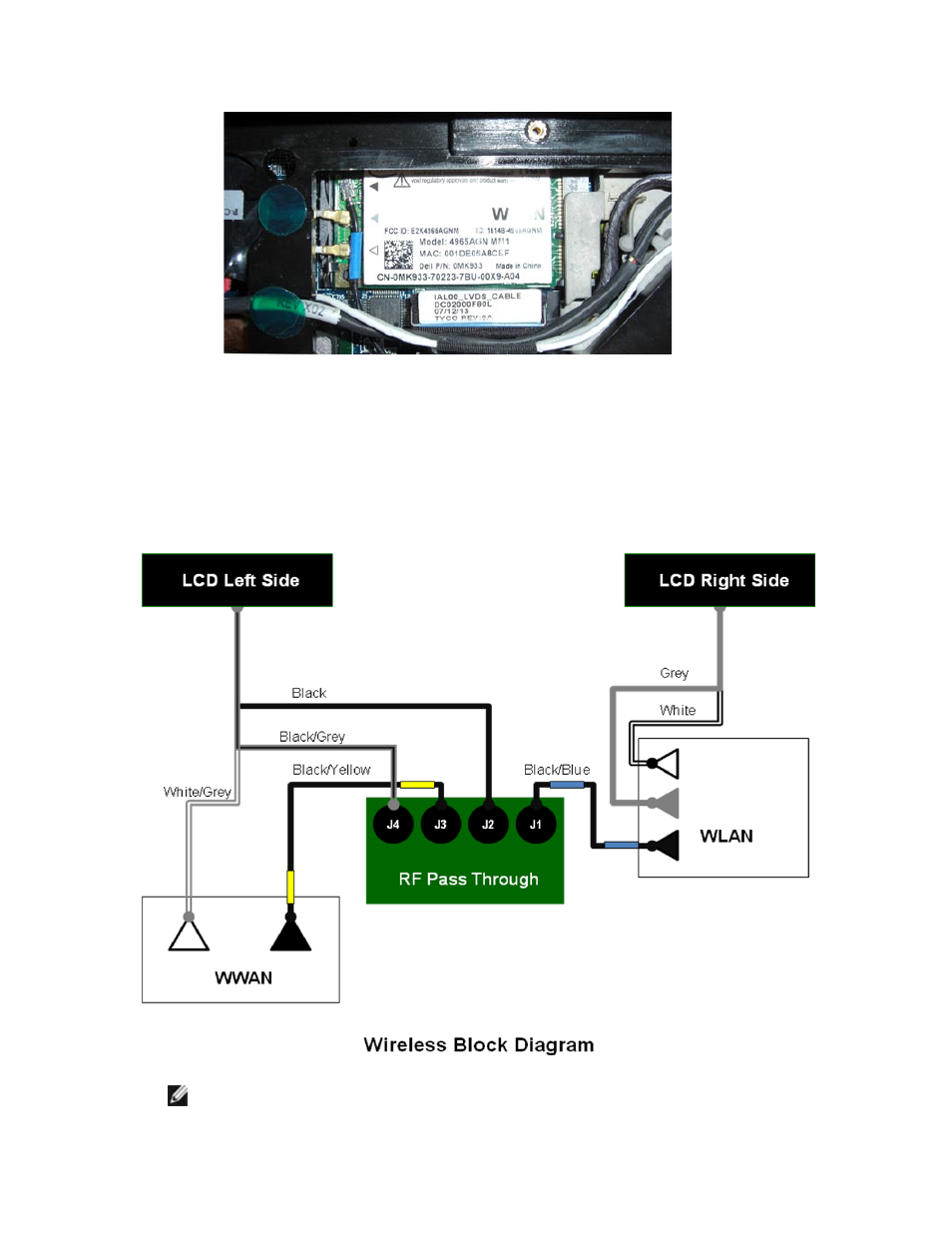 Nstalling the, Wlan, 2 installing the wlan card | Dell Latitude D630 XFR (Early 2008) User Manual | Page 83 / 106