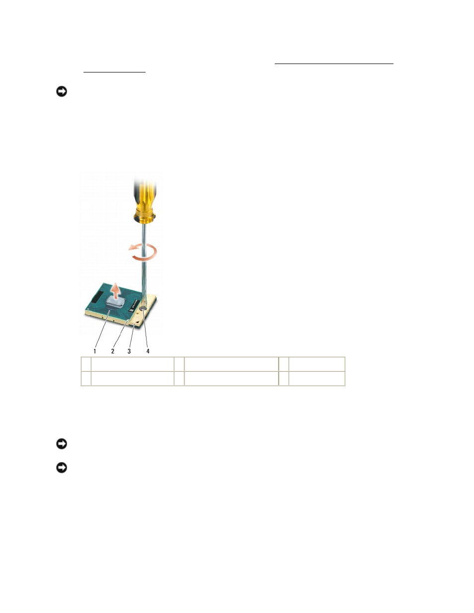 Nstalling the, Rocessor, 2 installing the processor | Dell Latitude D630 XFR (Early 2008) User Manual | Page 89 / 106