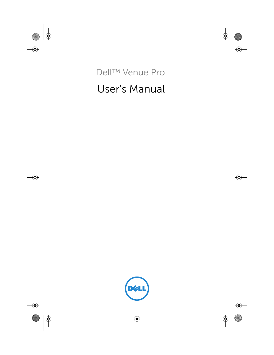 Dell Mobile Venue Pro User Manual | 107 pages