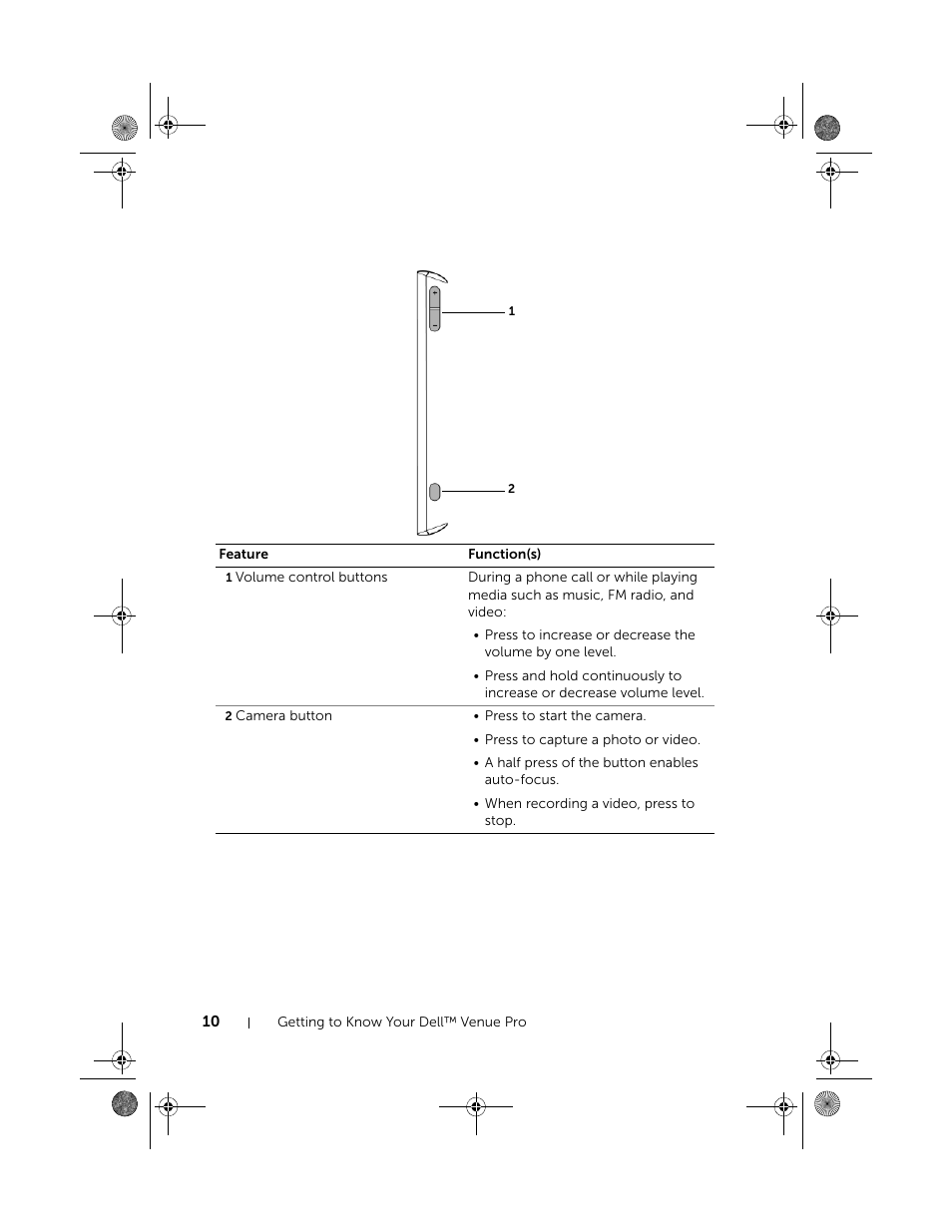 Dell Mobile Venue Pro User Manual | Page 10 / 107