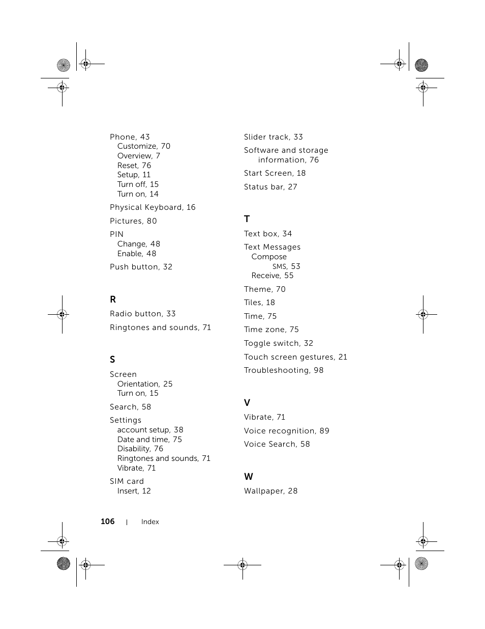 Dell Mobile Venue Pro User Manual | Page 106 / 107