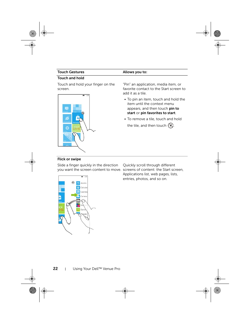 Dell Mobile Venue Pro User Manual | Page 22 / 107