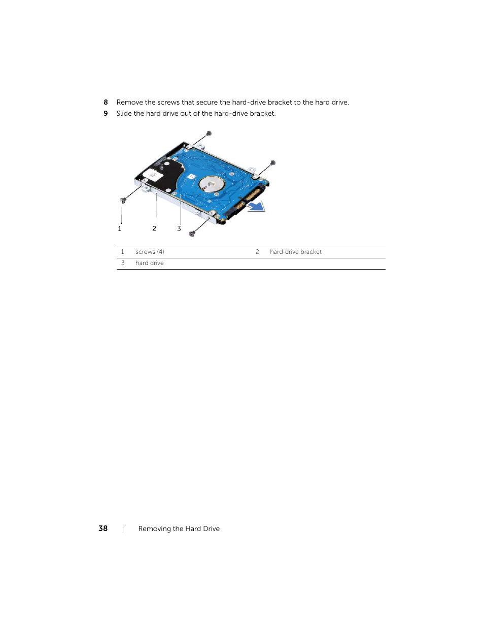 Dell XPS 14 (L421X, Mid 2012) User Manual | Page 38 / 72