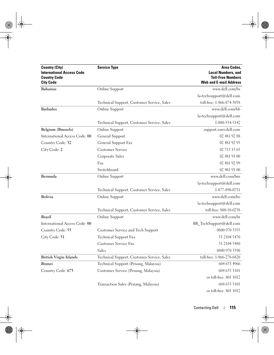 Dell Latitude 131L User Manual | Page 115 / 168