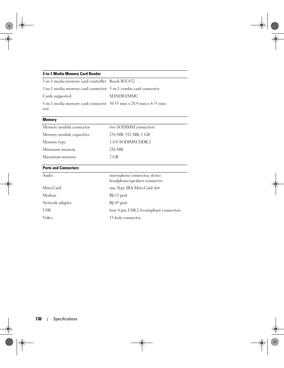 Dell Latitude 131L User Manual | Page 136 / 168