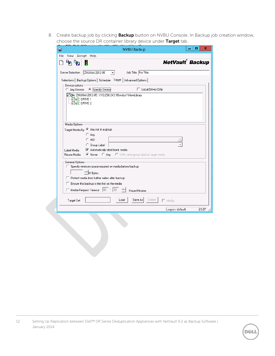Dell PowerVault DR2000v User Manual | Page 12 / 24