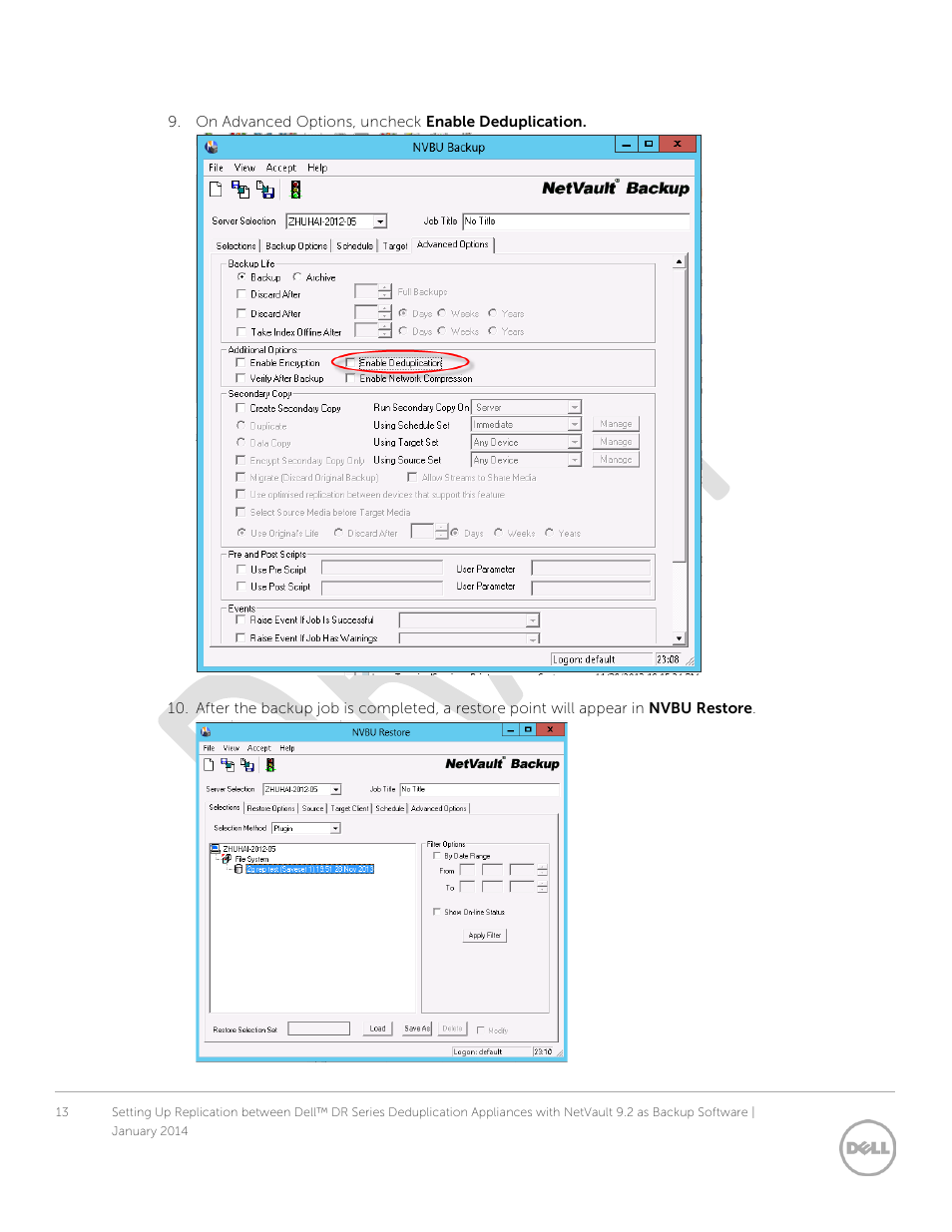 Dell PowerVault DR2000v User Manual | Page 13 / 24
