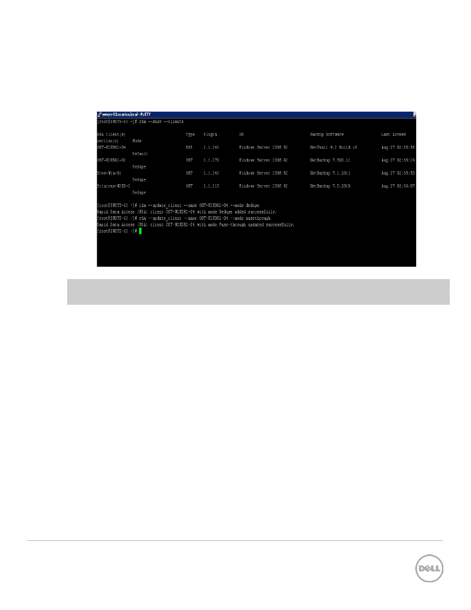4 back up using nbu backup acceleration, Back up using nbu backup acceleration, 4back up using nbu backup acceleration | Dell PowerVault DR2000v User Manual | Page 26 / 38