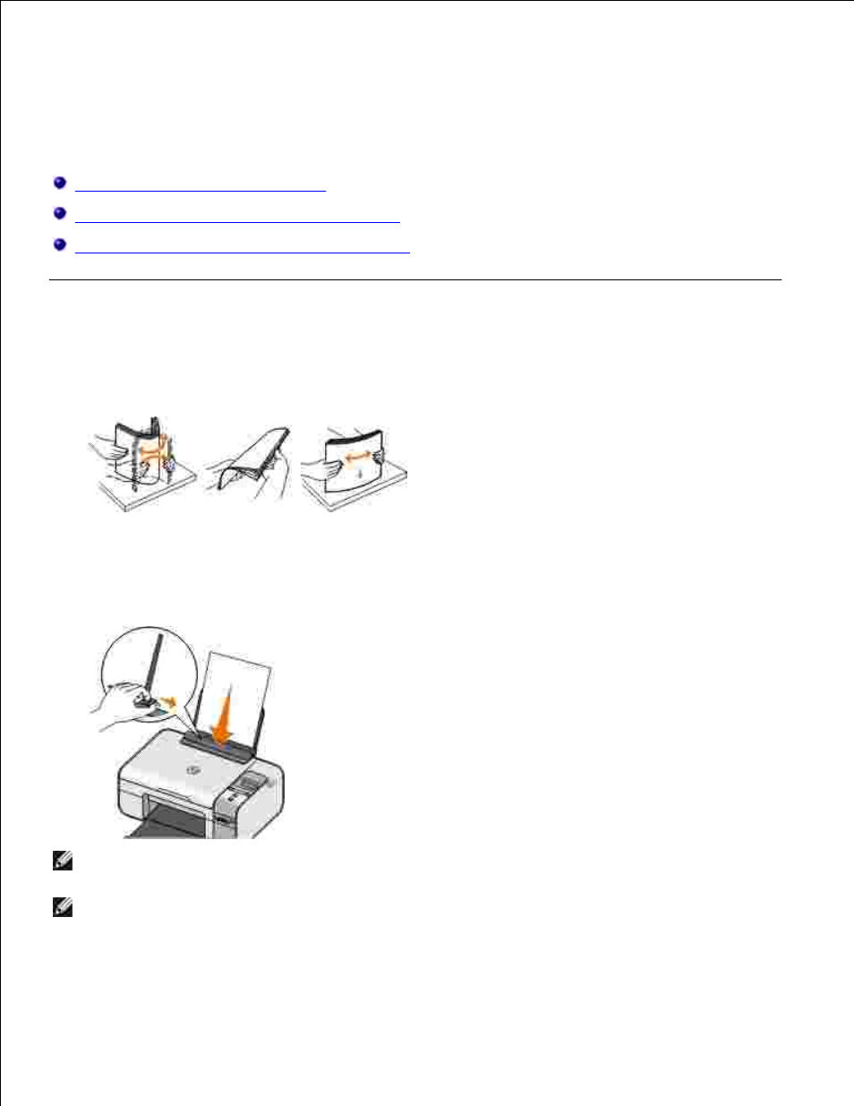 Loading paper and originals, Loading paper into the paper support | Dell 926 All In One Inkjet Printer User Manual | Page 15 / 108