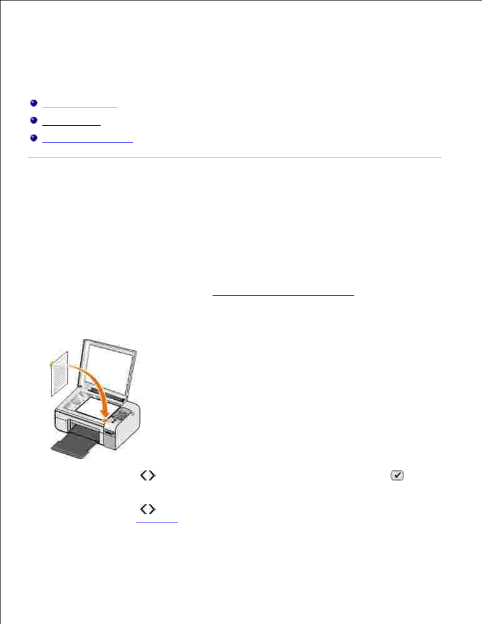 Copying, Copying documents, Using the operator panel | Dell 926 All In One Inkjet Printer User Manual | Page 34 / 108