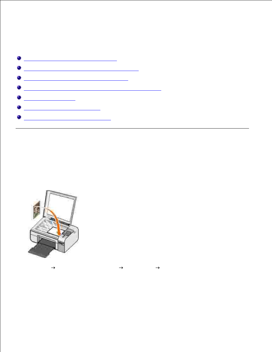 Scanning, Scanning single-page documents or photos | Dell 926 All In One Inkjet Printer User Manual | Page 39 / 108