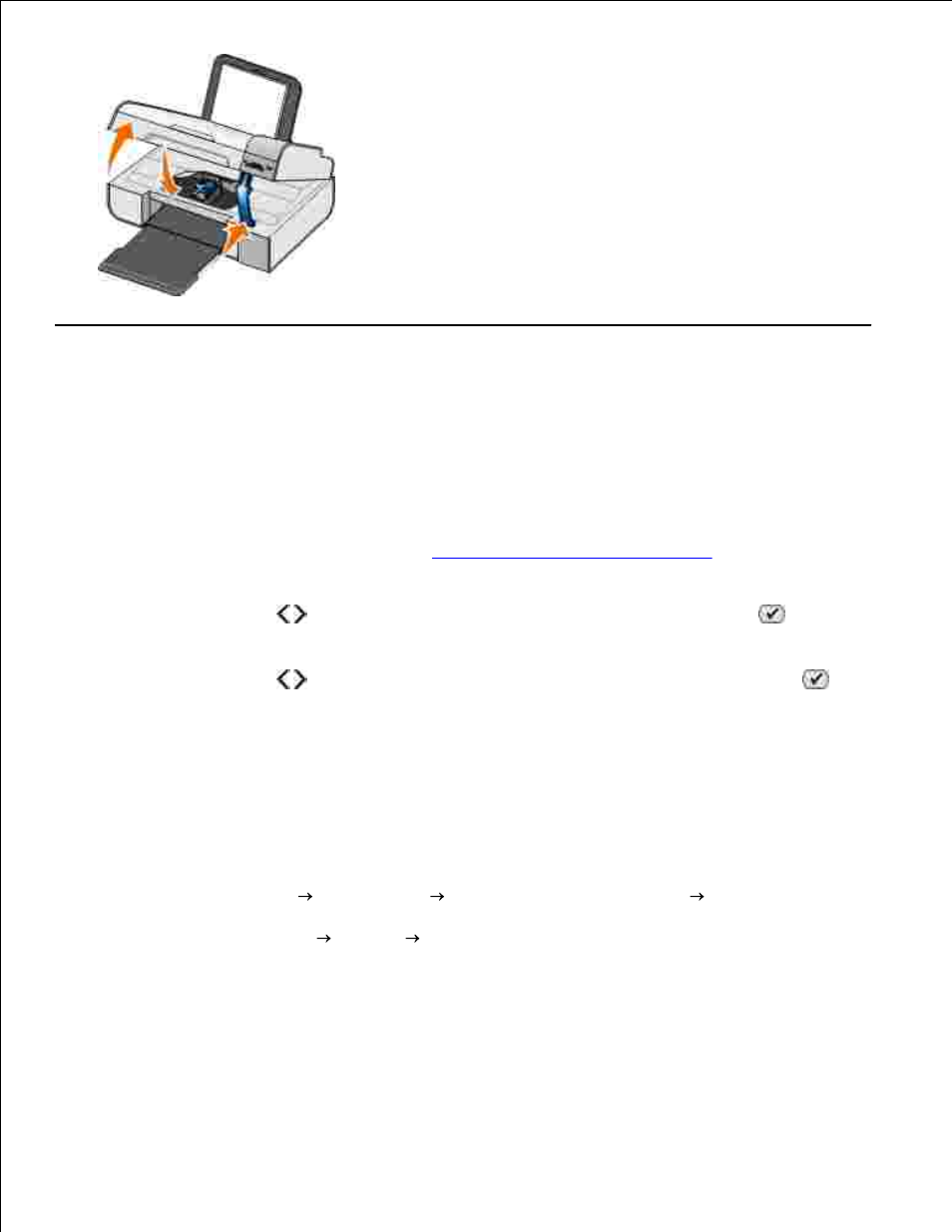 Aligning ink cartridges | Dell 926 All In One Inkjet Printer User Manual | Page 70 / 108