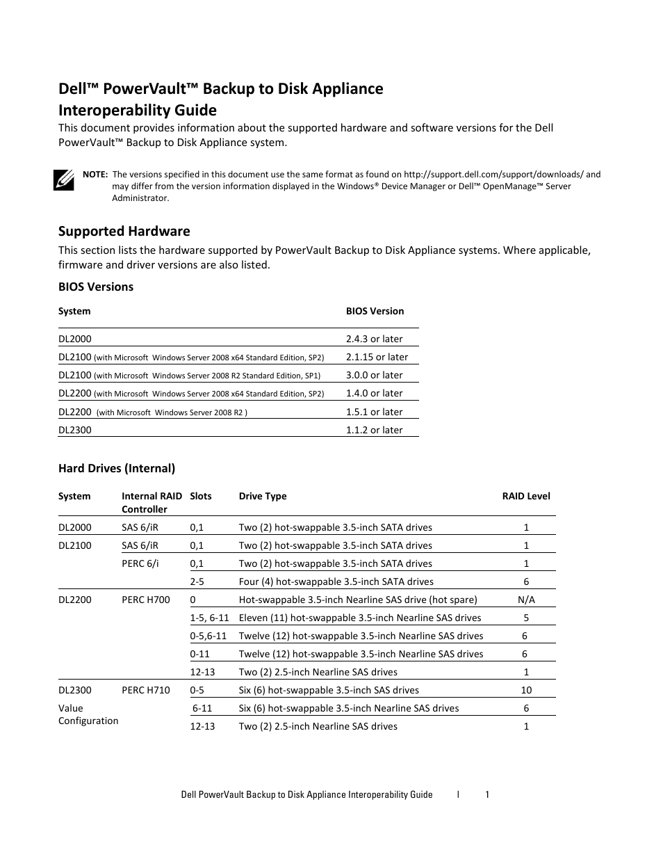 Dell PowerVault DL2200 CommVault User Manual | 10 pages