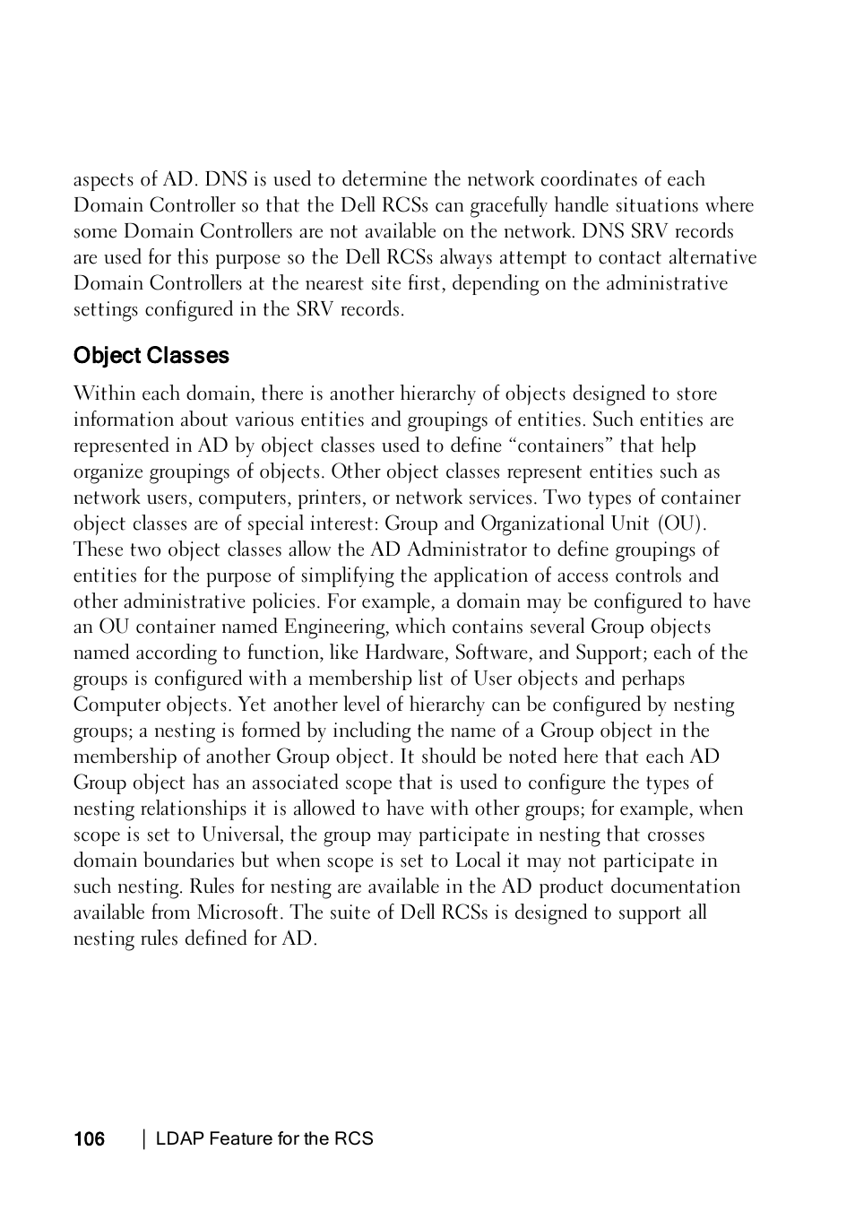 Object classes | Dell KVM 2162DS User Manual | Page 116 / 188