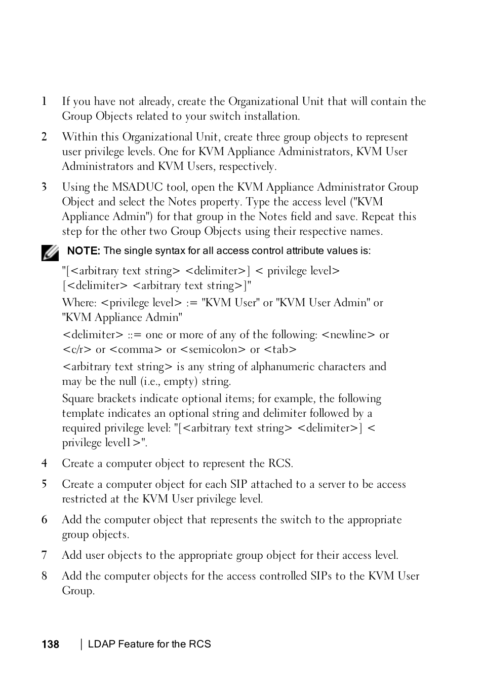 Dell KVM 2162DS User Manual | Page 148 / 188