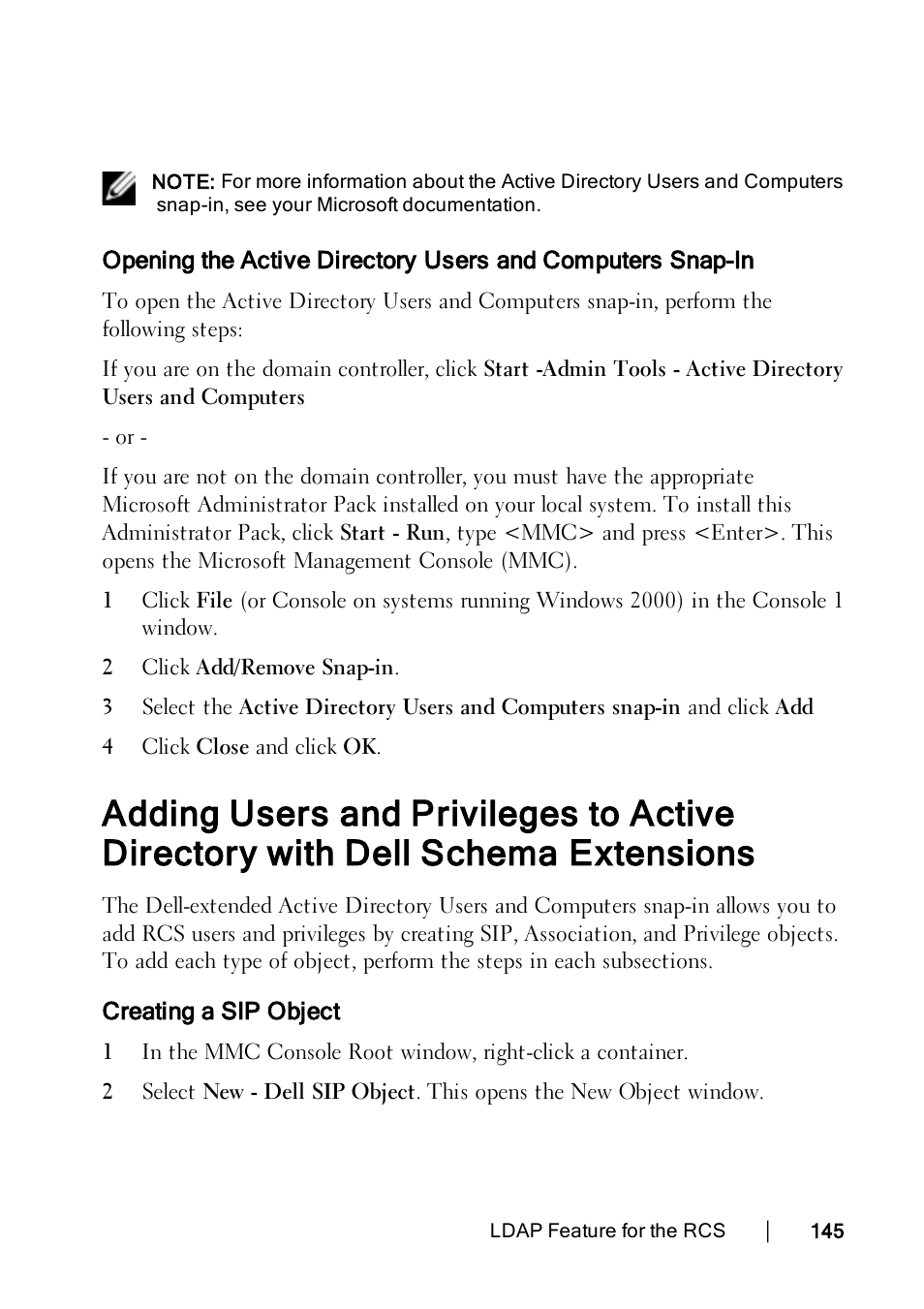 Creating a sip object | Dell KVM 2162DS User Manual | Page 155 / 188