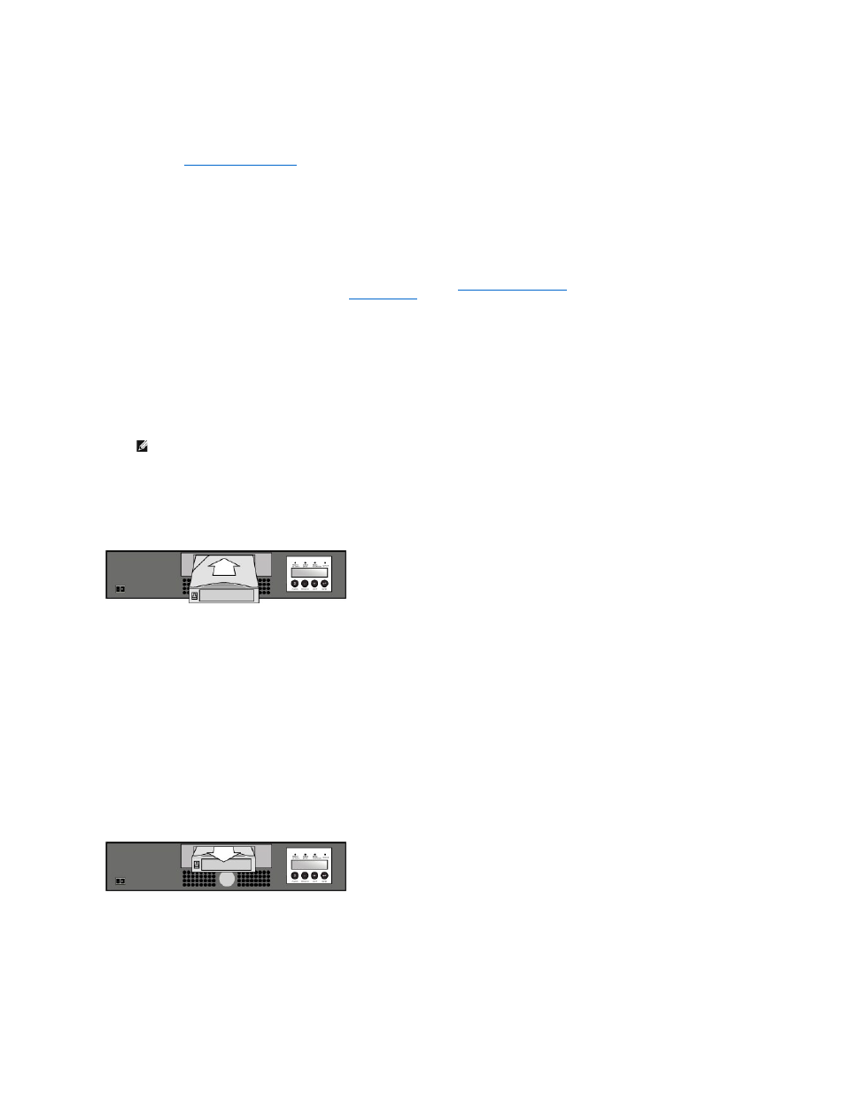 Led indicators, Exporting, Cartridges | Cleaning the tape drive, If a particular, Exporting cartridges, If these symptoms | Dell PowerVault 122T LTO (Autoloader) User Manual | Page 35 / 41