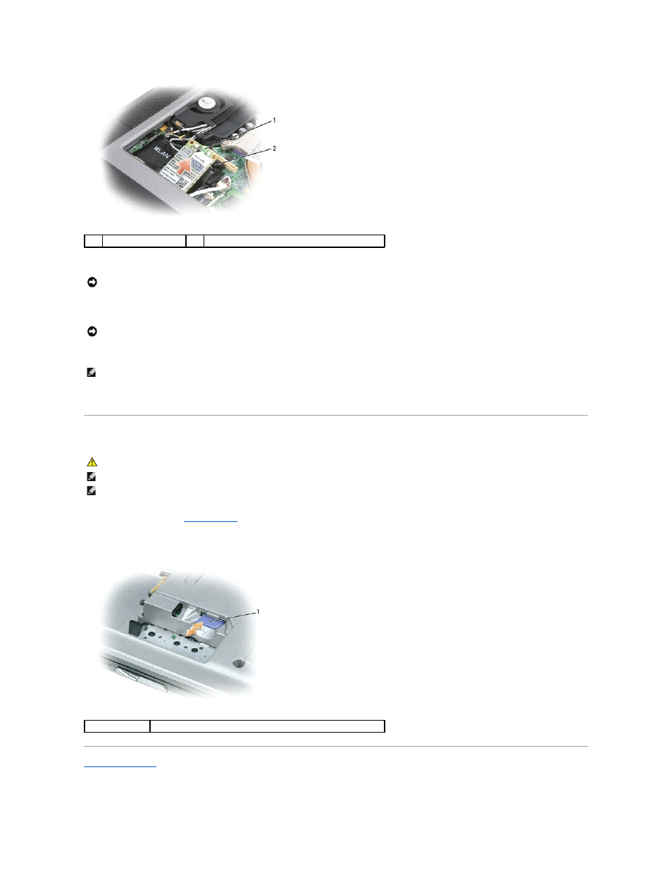 Subscriber identity module (sim) card (optional) | Dell Precision M4300 (Mid 2007) User Manual | Page 32 / 42