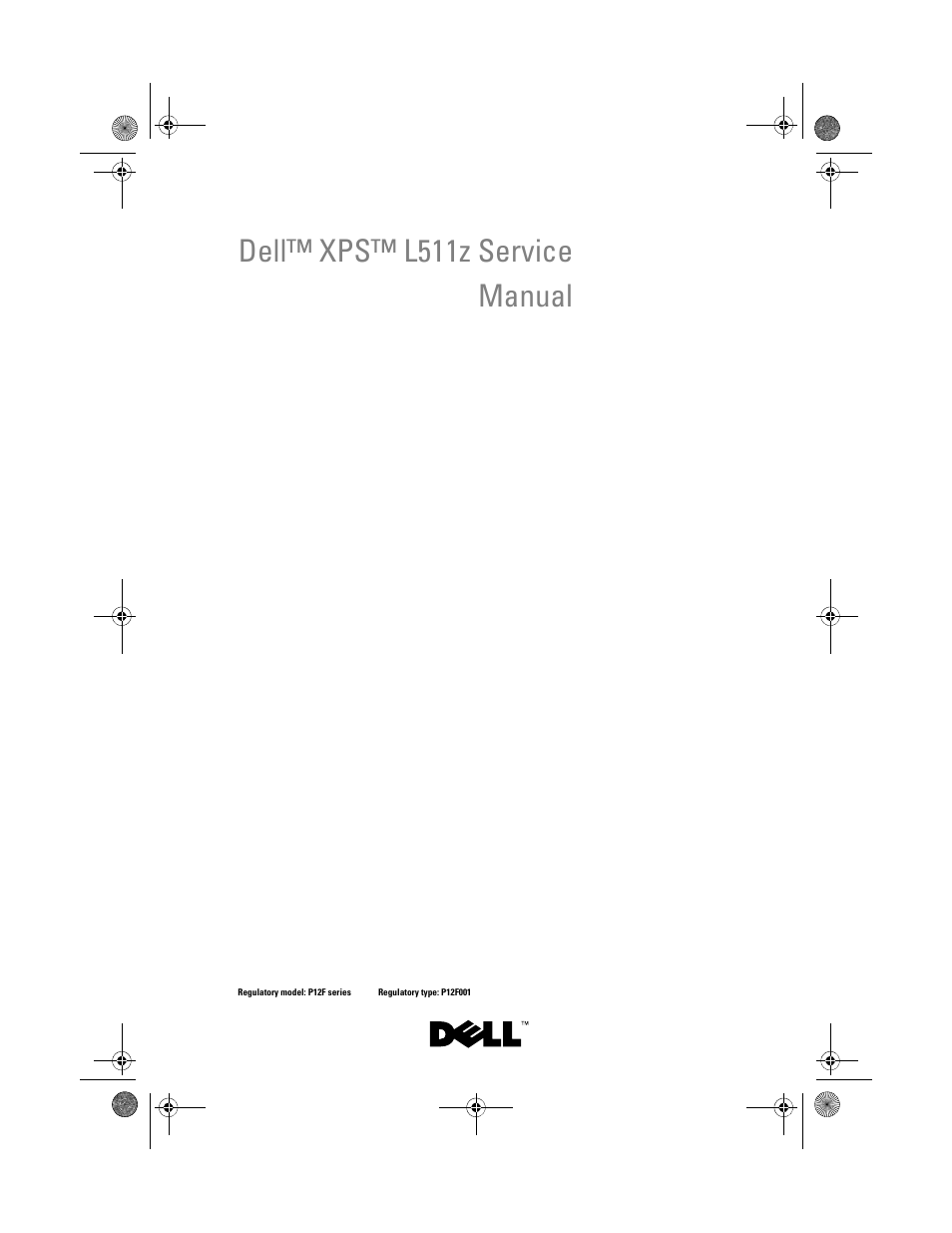 Dell XPS 15Z (L511Z, Mid 2011) User Manual | 96 pages