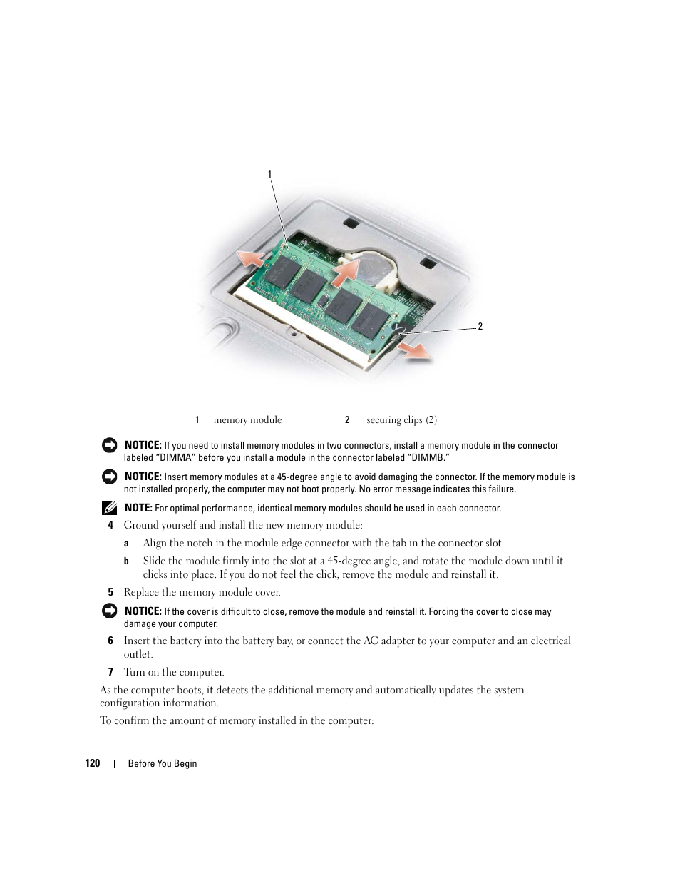 Dell Latitude D531 (Mid 2007) User Manual | Page 120 / 162