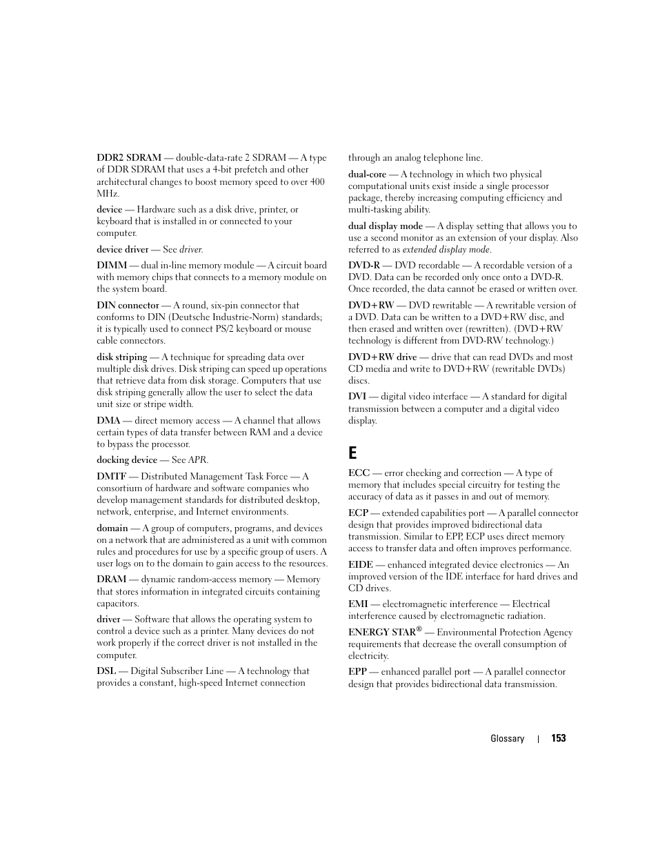 Dell Latitude D531 (Mid 2007) User Manual | Page 153 / 162