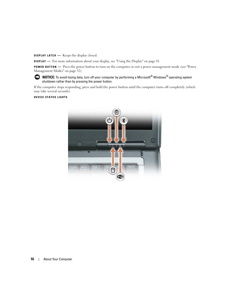 Dell Latitude D531 (Mid 2007) User Manual | Page 16 / 162