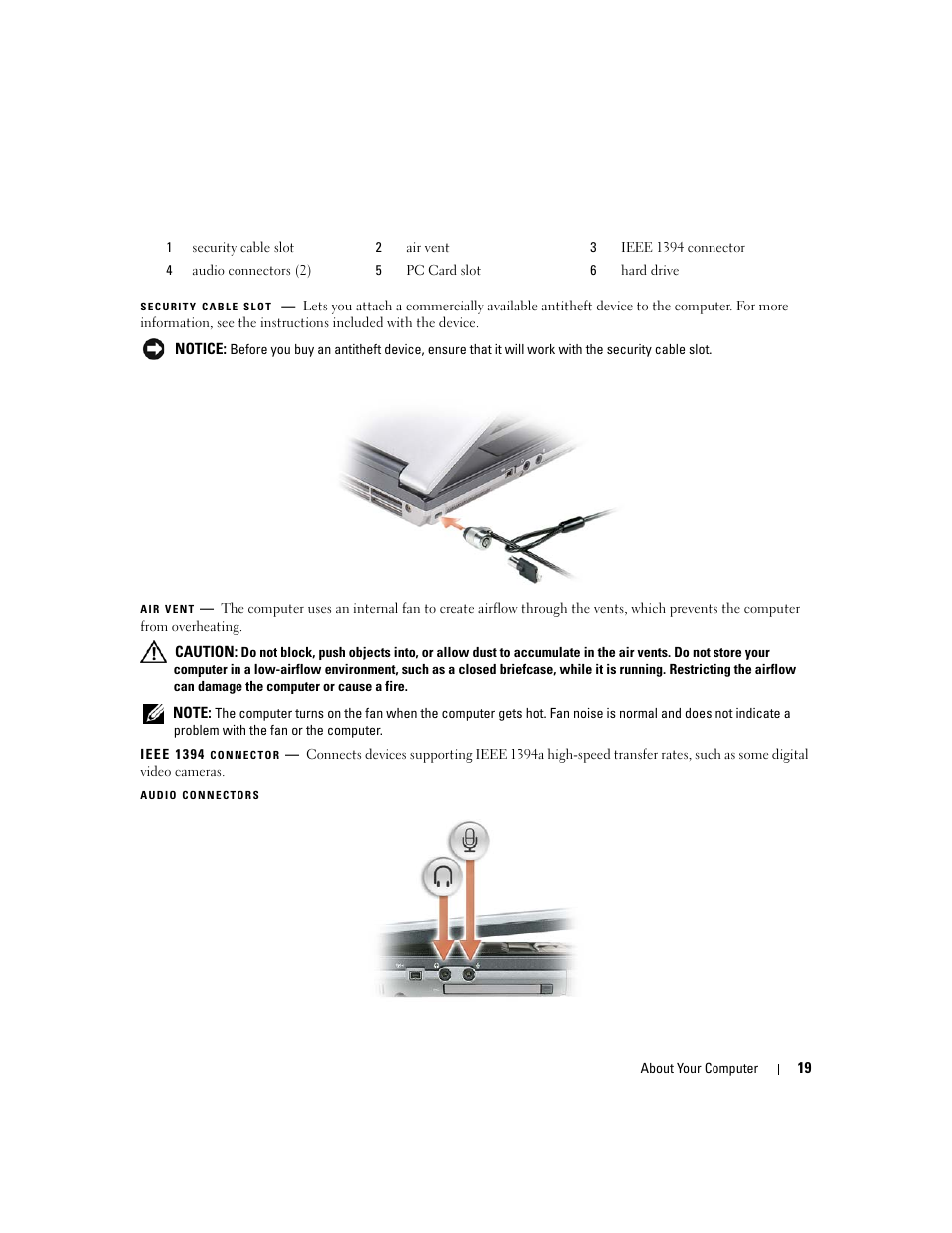 Dell Latitude D531 (Mid 2007) User Manual | Page 19 / 162